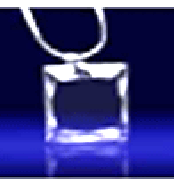 Ciondolo SH68P, trasparente, size: W20 x D6 x H30mm.