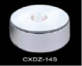 Base luminosa CXDZ-14S, SILVER 3 color D. 75 H40, con superfice specchiata
